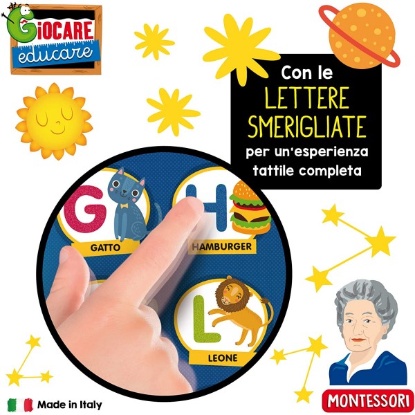 Alfabeto Tattile Montessori Lisciani