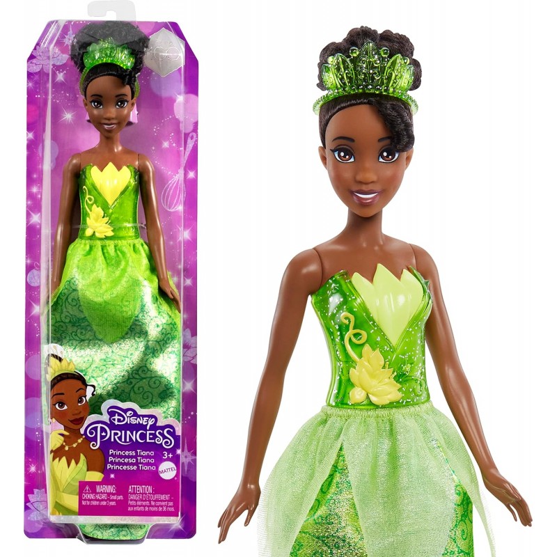 Hasbro Disney Princess Royal Shimmer- Bambola di Tiana, fashion doll con  gonna e accessori - Hasbro - Hasbro Disney Princess - Bambole Fashion -  Giocattoli