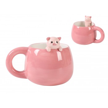 Tazza  con  Charm  Piggy  -...