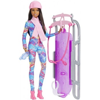 Barbie  con  Slittino-  Mattel
