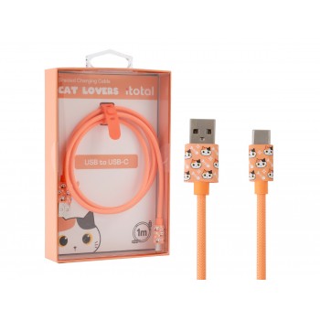 Cavo  USB-C  Gatto  Arancio...