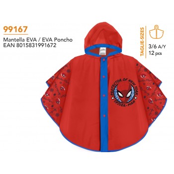 Poncho  Pioggia  Spiderman...