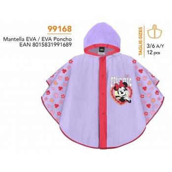 Poncho  Pioggia  Minnie  -...