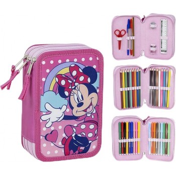 Astuccio  3  Zip  Minnie  -...