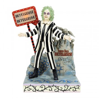 Beetlejuice  con  Cartello...