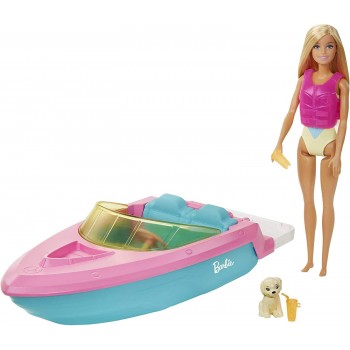 Barbie  con  Barca  -  Mattel