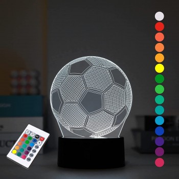 Lampada  Led  3D  football...