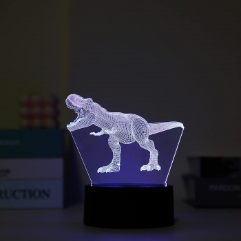 Lampada  Led  3D  T-Rex  -...