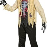 Abito Scheletro Zombie 4/5 anni - 116 cm - Widmann