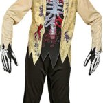 Abito Scheletro Zombie 4/5 anni - 116 cm - Widmann