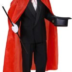 Mantello Rosso 130 cm - Widmann