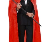 Mantello Rosso 130 cm - Widmann