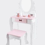 Specchiera Legno Bianca Rosa - ITN La Giraffa