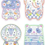 Disegni da svelare Colorando Animali Selvatici - Djeco