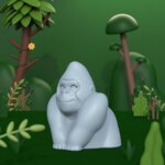 Mini Lampada Led Gorilla - Crea