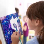 Pittura con i Numeri su Tela - Nebula