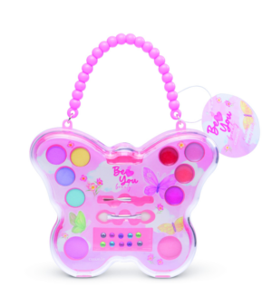 Valigetta Make-Up Butterfly Rosa - ITN La Giraffa