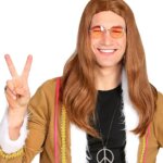 Parrucca Groovy in scatola - Widmann