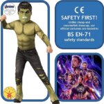 Abito Hulk Endgame 8-10 Anni - Rubie' s