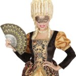 Maschera in Pizzo Antico Oro - Widmann