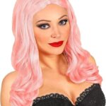 Parrucca Roxy Rosa in scatola - Widmann