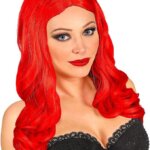 Parrucca Roxy Rossa In scatola - Widmann