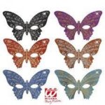 Domino Farfalla Glitter Bicolore - Widmann