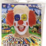 Calotta Clown Lusso con Capelli Rossi - Widmann