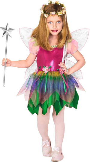 Abito Fatina dell' Arcobaleno 116 cm 4/5 anni - Widmann