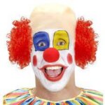Calotta Clown Lusso con Capelli Rossi - Widmann