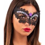 Maschera in Macramè con Strass - Carnival Toys