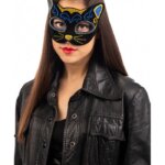 Maschera Gatto in Vellutino - Carnival Toys