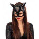 Maschera Donna Gatto in Tessuto - Carnival Toys