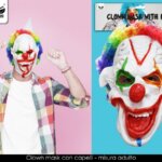 Maschera Clown con Capelli - Mood