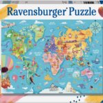 100 pz Mappa Mondo- Ravensburger