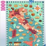 1000 pz Mappa dei Dolci D ' Italia - Ravensburger