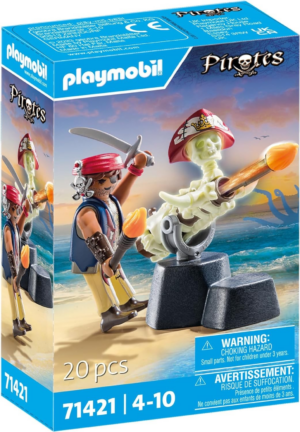 71421 Pirata con Cannone - Playmobil