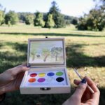 Kit Pittura Mini Huckleberry - Kikkerland