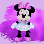 Peluche Minnie 25 cm con Vestito Glitter - PTS