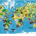 Puzzle Educativo Animali in Estinzione - Janod