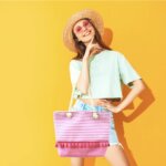 Borsa Mare con Pom Pom - Mood