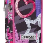 Astuccio 3 Zip Draft Heart - Seven