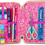 Astuccio 3 Zip SJ Gang Unicorn Led Girl - Seven