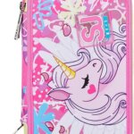 Astuccio 3 Zip SJ Gang Unicorn Led Girl - Seven