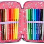 Astuccio 3 Zip JS Gang One unicorn Girl - Seven