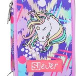 Astuccio 3 Zip JS Gang One unicorn Girl - Seven