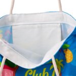 Borsa Mare in Tela Fenicottero e Tucano - Puckator