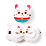 Cuscino da Viaggio con Maschera Gatto Neko - Puckator