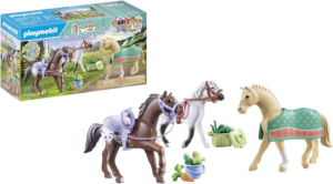 71356 Set 3 Cavalli con Selle - Playmobil