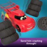 Redbird Lancia e Colpisci Batwheels - Fisher Price